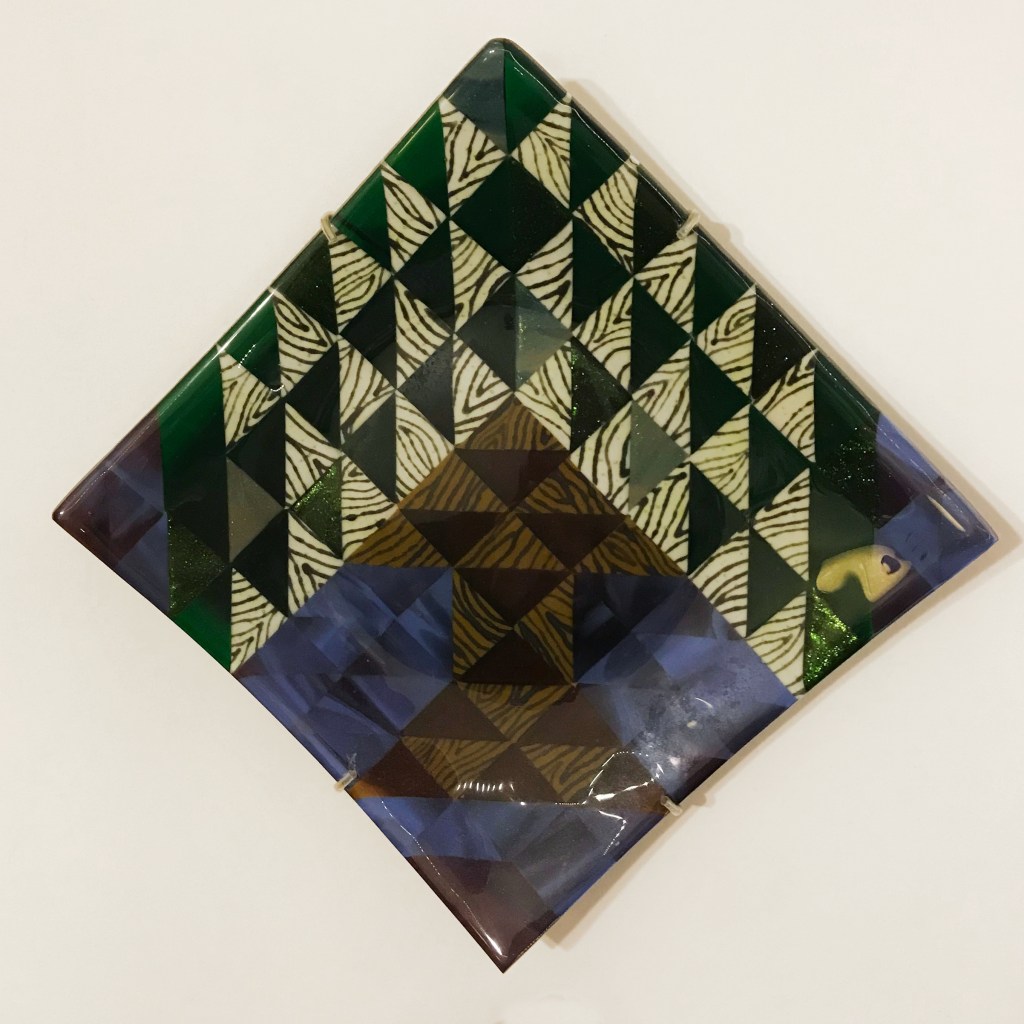 fused glass tree of life winter